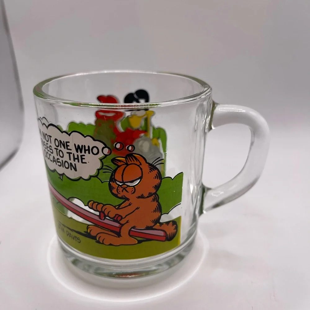 Garfield Odie McDonalds vintage coffee cup lot bundle 70’s 80’s Jim Davis Cups‎